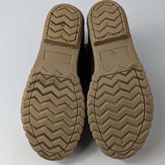 St Johns Bay Womens Size 6M Rain Boot Duck Denton Lace Up Ankle Brown Outdoors - Picture 7 of 13